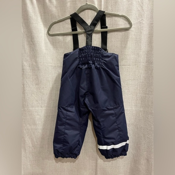 SKI, SNOWBOARD, SNOW PLAY pants for winter fun. Navy blue w/silver stripe. 2-3 - Picture 7 of 7